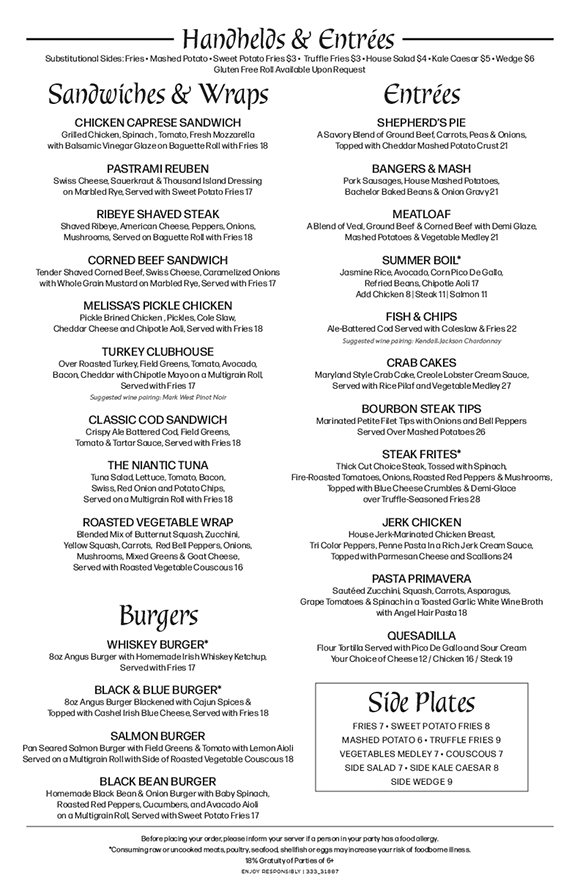Black Sheep dinner